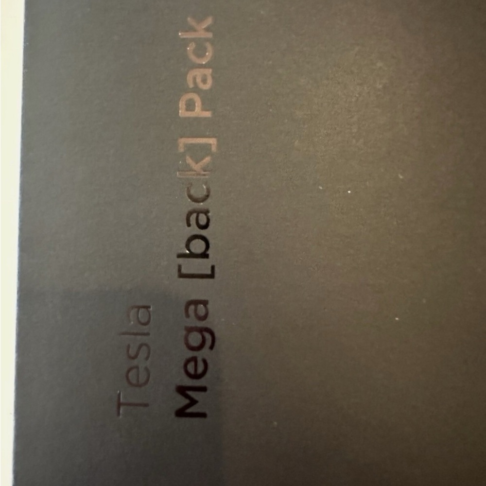 White Tesla backpack 
Never opened or touched
